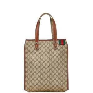 Gucci Web Loop Tote Gg Coated Canvas #245506G55B